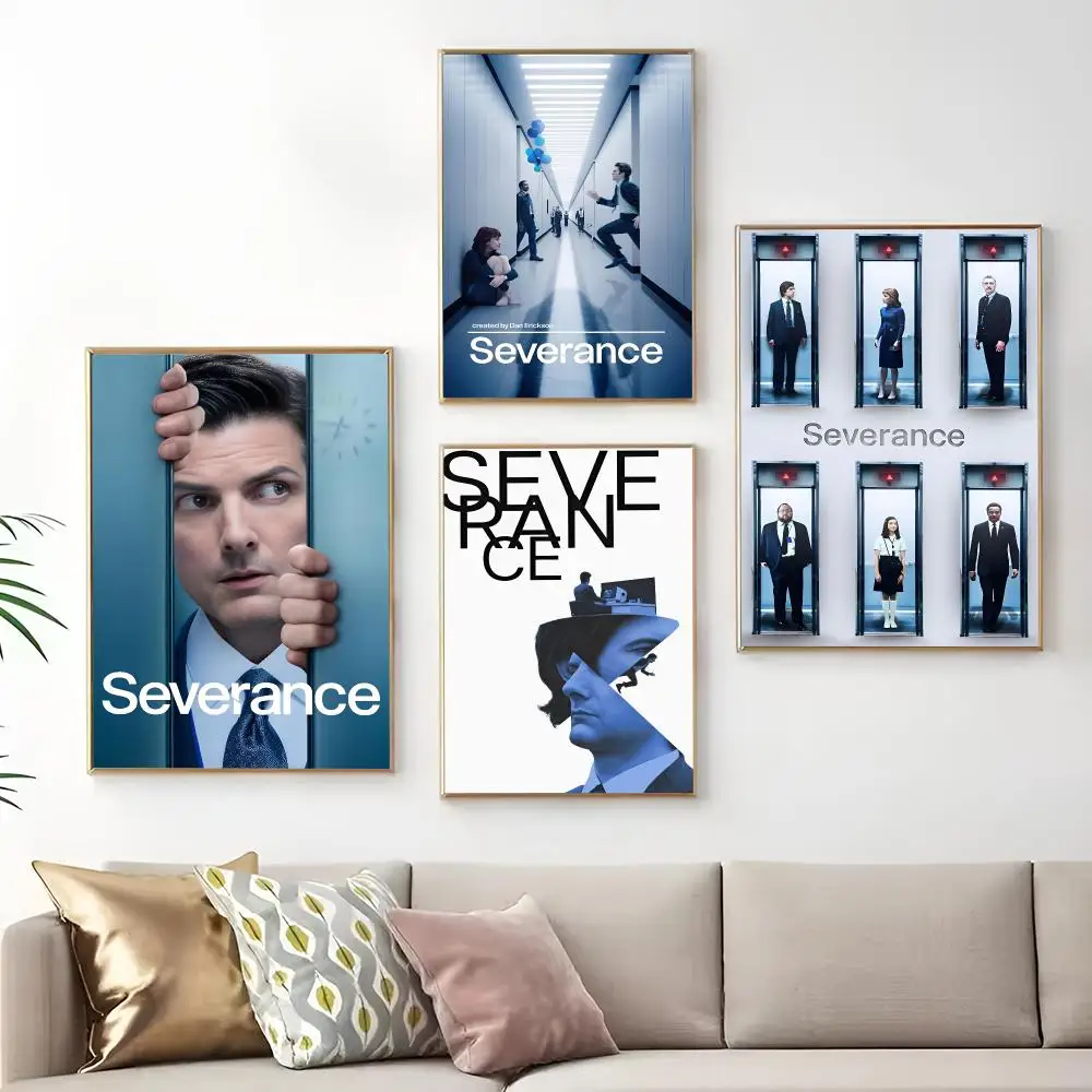 S-Severance Tv Painting Calligraphy Print Canvas Art Pictures Home For Living Room Modern Decor Room Home Decor