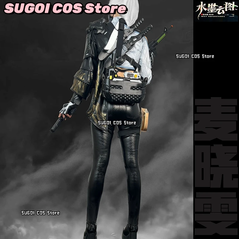 ماي شياوين الحبر سحابة خريطة تأثيري حلي لعبة دلتا فورس زي قتال موحد أنيمي هاكر مخلب لعب الأدوار شعر مستعار حذاء الدعامة الدعاوى