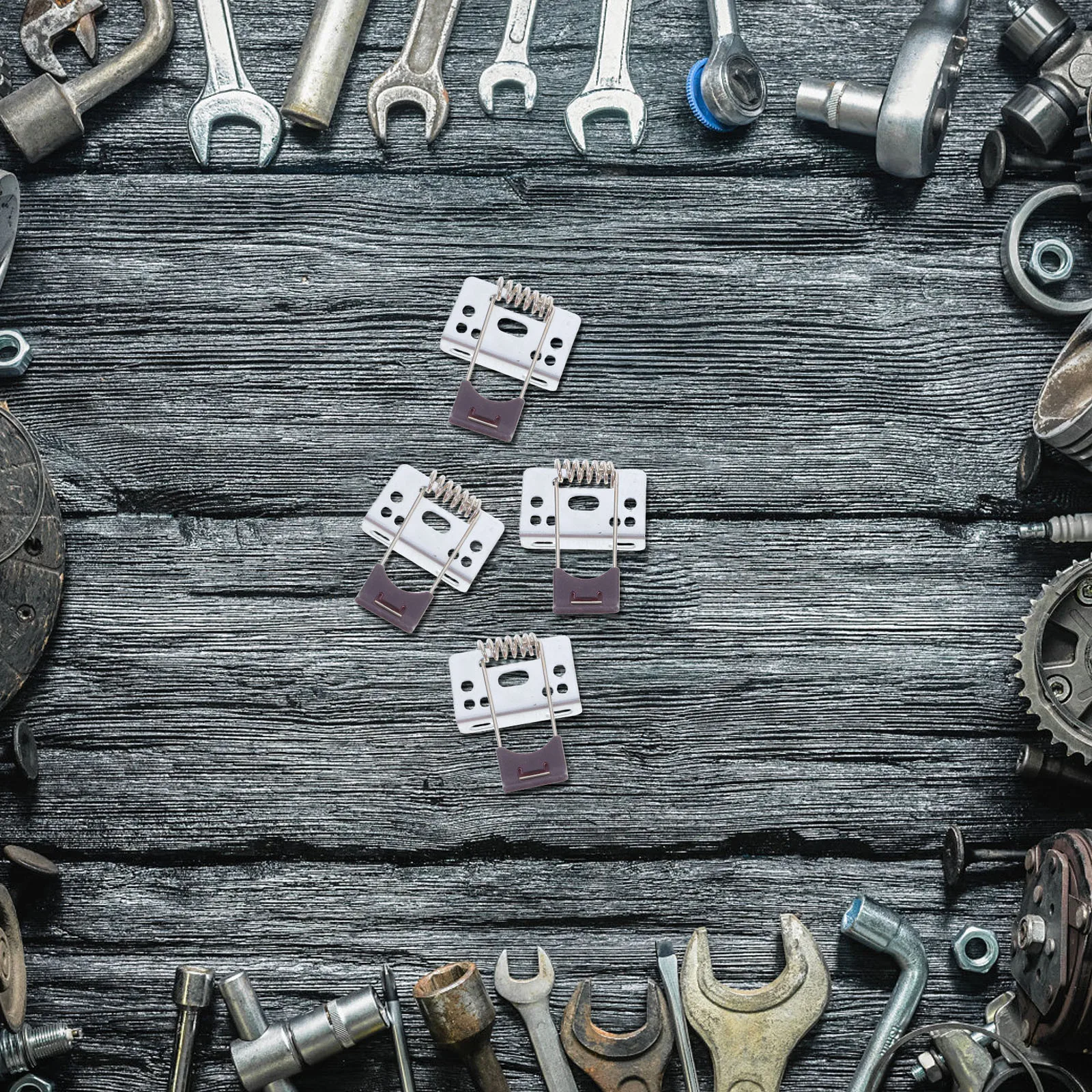 10pcs Panel Light Spring Clips L-Type Fastening Clamps For Recessed Led Downlights Ceiling Lamp Installation Hardware Fixing