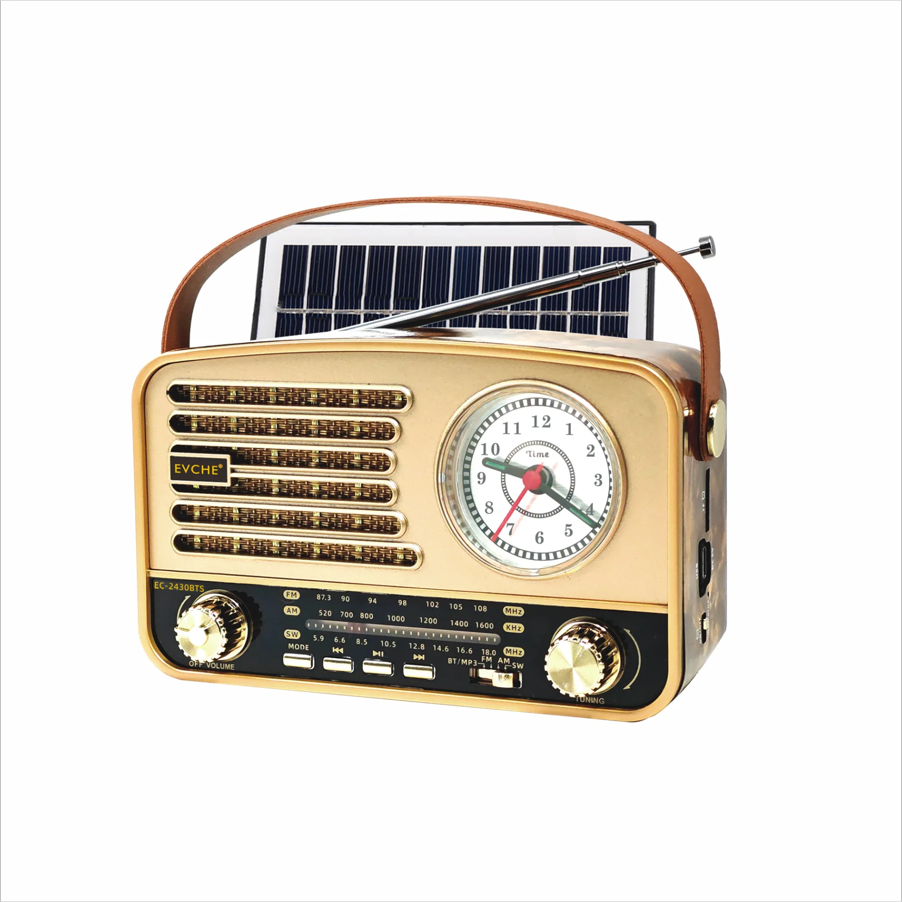 

Многофункциональная Bluetooth-колонка, ретро-радио FM/AM/SW, портативное радио с солнечными панелями, перезаряжаемое коротковолновое радио, сабвуфер, аудиосистема