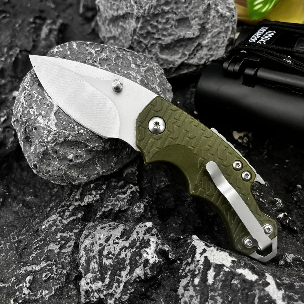 Popular High Quality Mini 3800 Folding Knife 8Cr13Mov Blade Nylon Fiberglass Handle EDC Outdoor Knife Camping Defense Knife