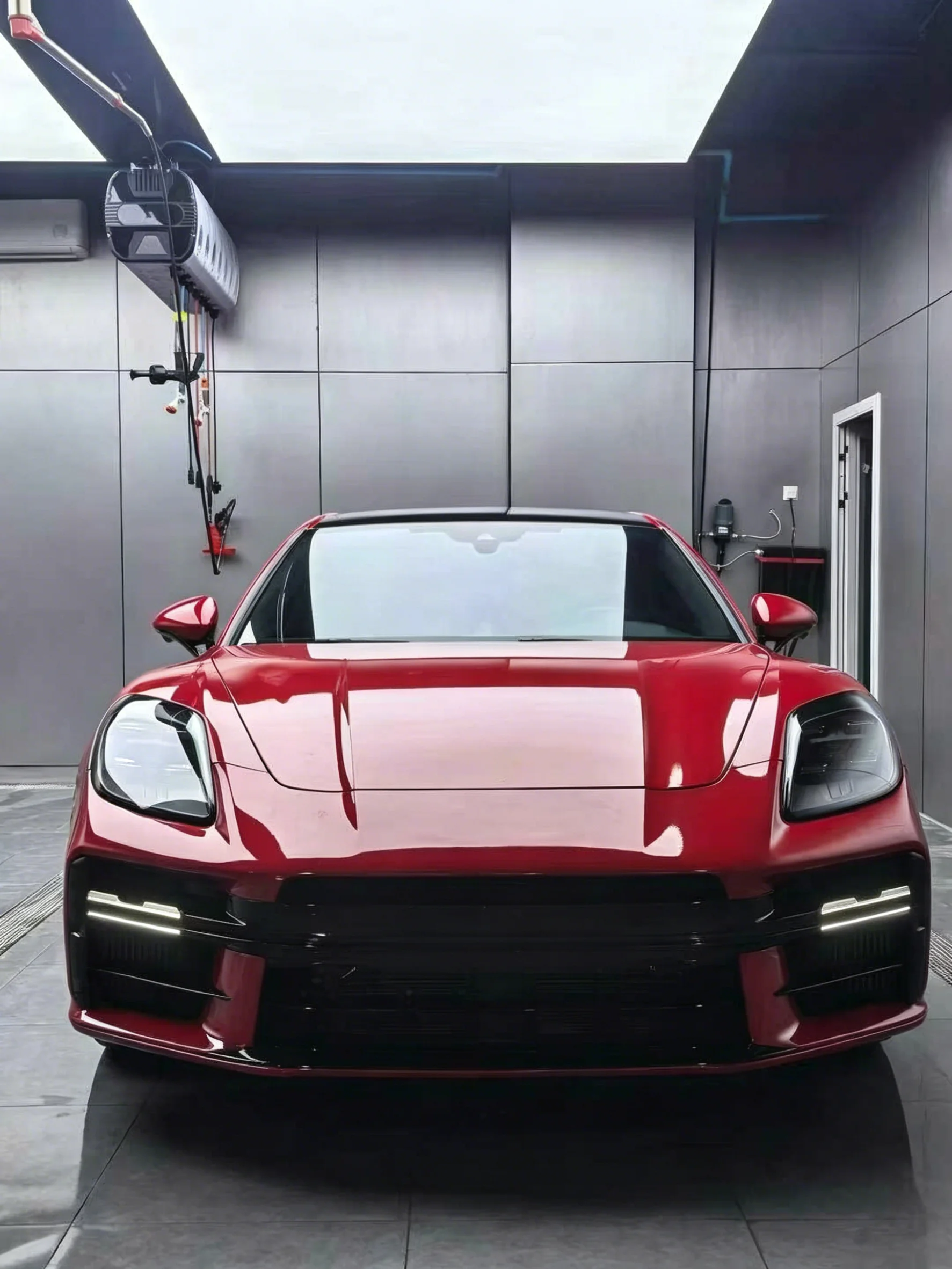 BodyKit for  2009-2016 970 New Front Bumper Lip with Fog Light Cut-Outs and Rear Bumper Car Upgrade Modified 976 GTS/SD.
