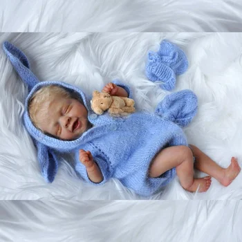 12 inch Salia soft silicone reborn doll kits handmade painted lifelike baby doll kits Boneca reborn Corpo De Silicone