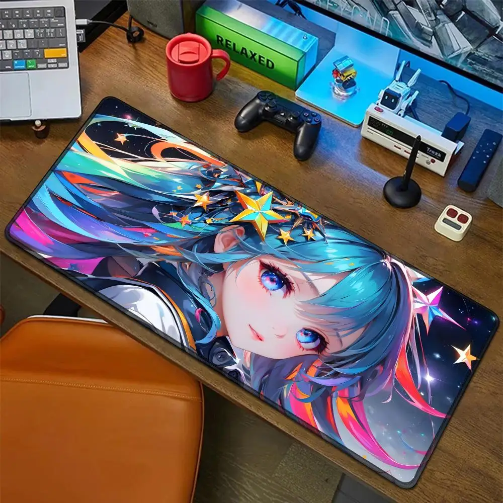 

Anime Girls Wallpaper Mouse Pad Rubber Mat Laptop Xxl Mousepad Notebook Gamer Computer Table Gaming Accessories