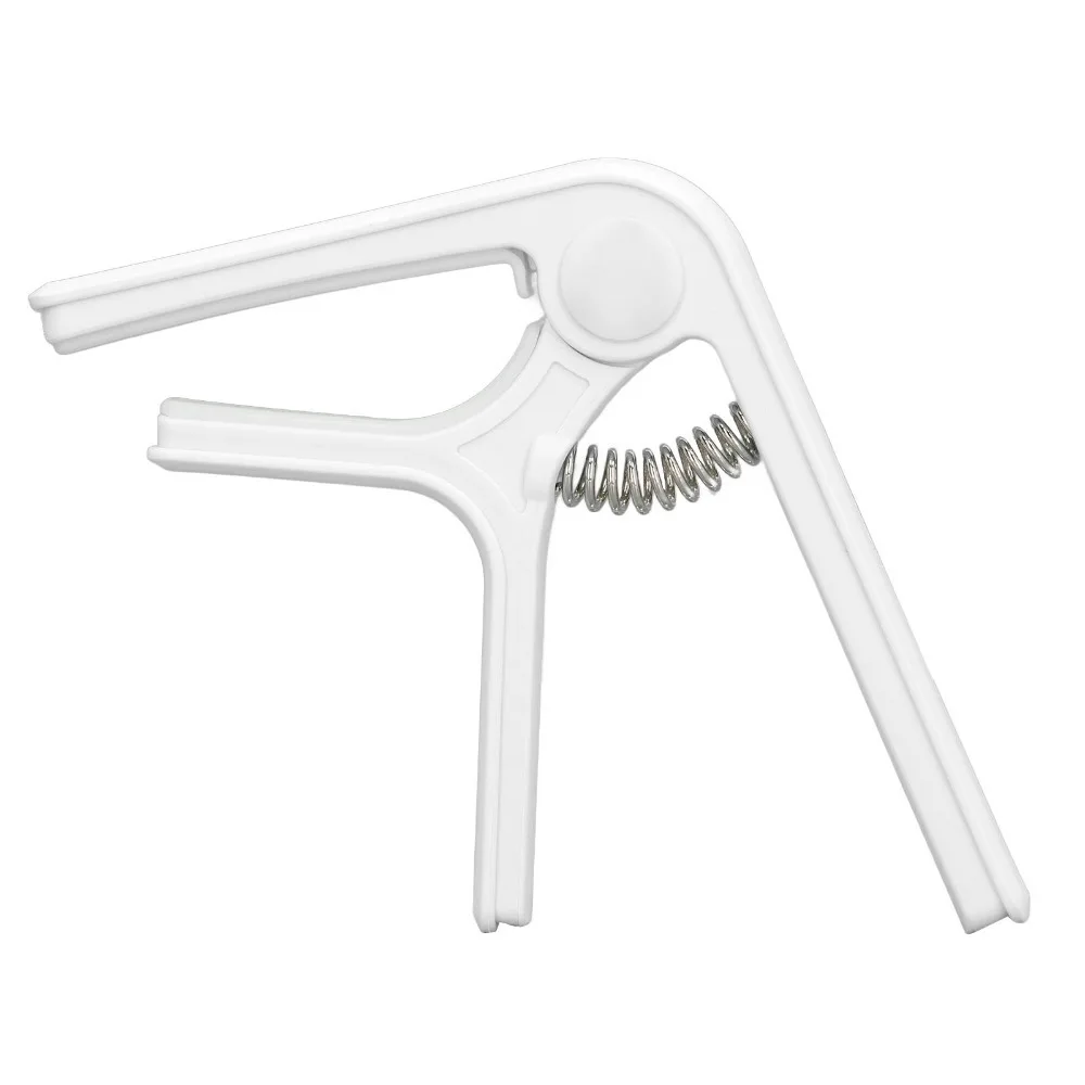 ABS ​Guitar Capo​ ​Beginners Capo ​Even Pressure ​Spring Capo​ Pink/Light green/Black/White ​Sturdy Capo​