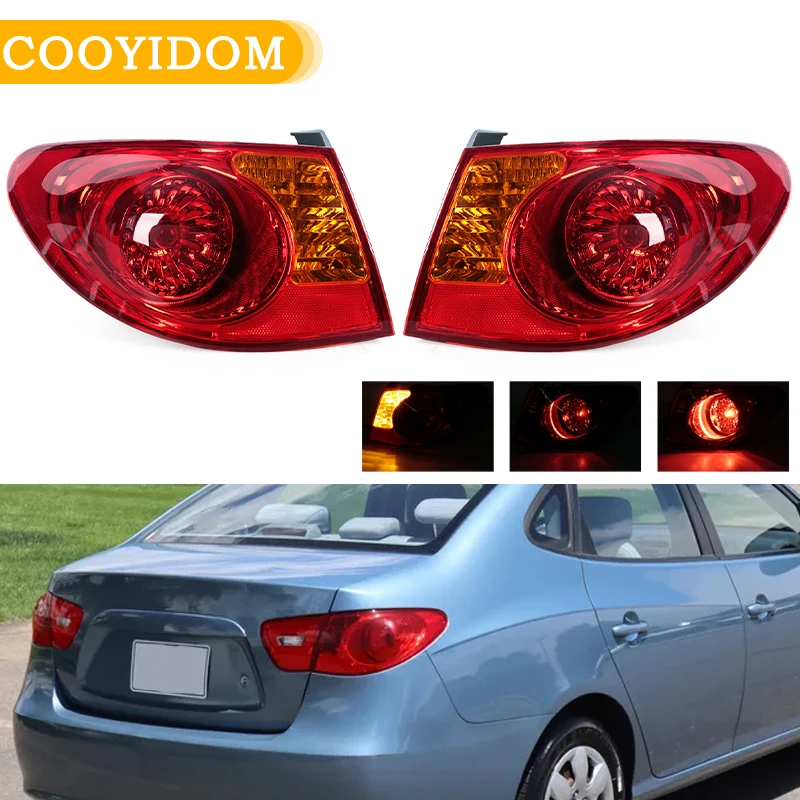 

Car Rear Bumper Tail light For Hyundai Elantra 2007 2008 2009 2010 Signal Lamp Brake Lampshade 92401-2H010 92402-2H010