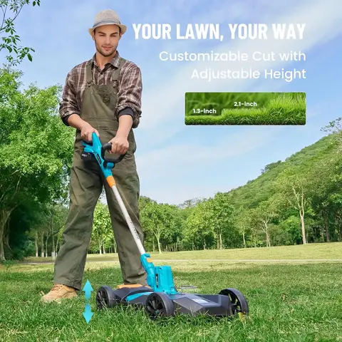 8 best sales घास ट्रिमर इलेक्ट्रिक - №5