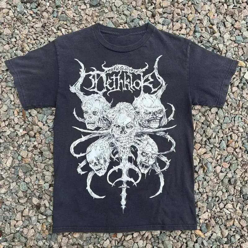 Metalocalypse Dethklok Band Black  T Shirt Full Size S 5XL