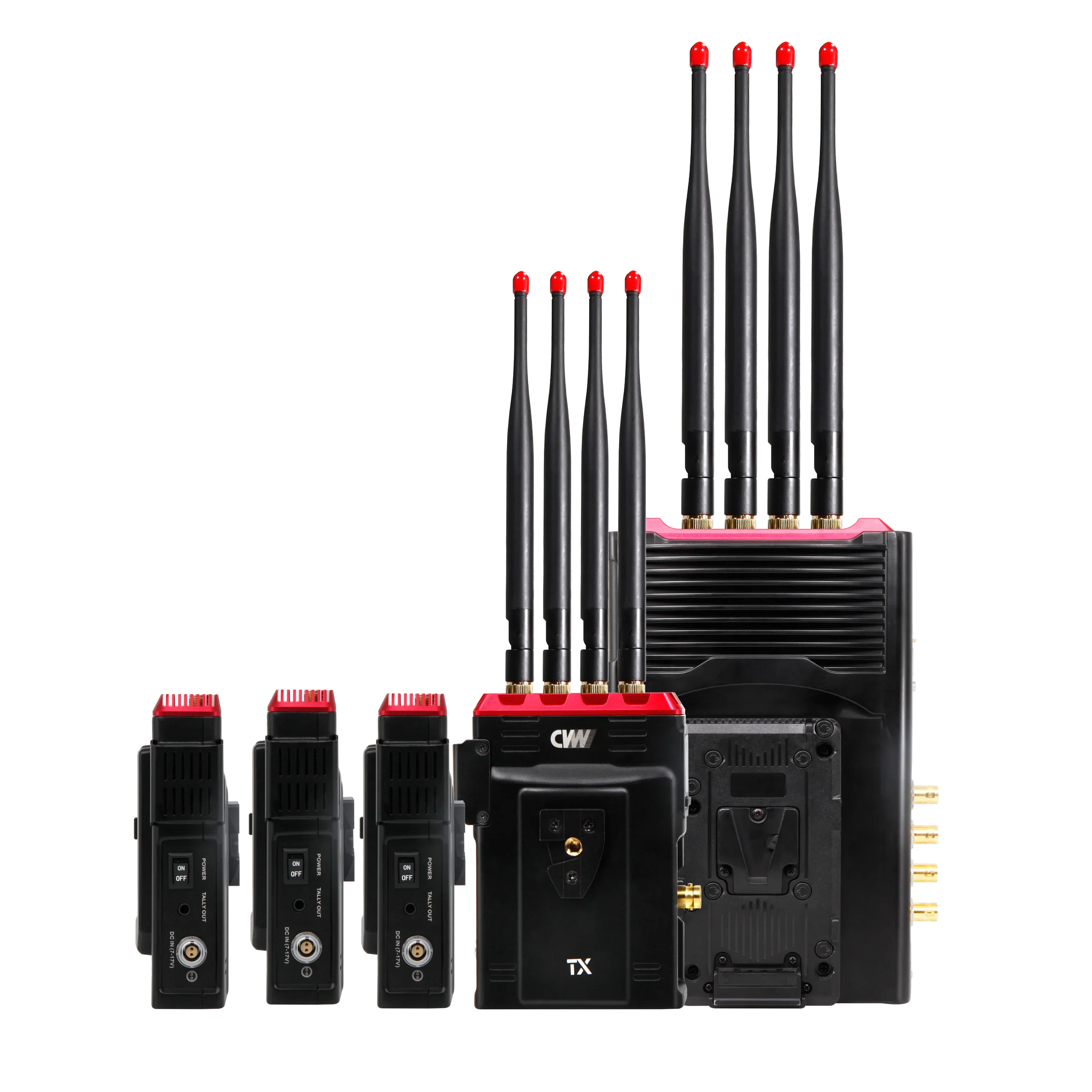 20252025CVW BeamLink-Quad Plus 800m wireless transmitter and receiver kit with tally