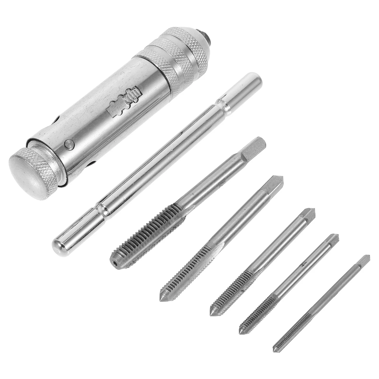 

1Set Ratchet Tap Wrench T-Handle Adjustable Reversible Tool for M3-M8 Threads Long Handle Tap Holder High Torque Tapping