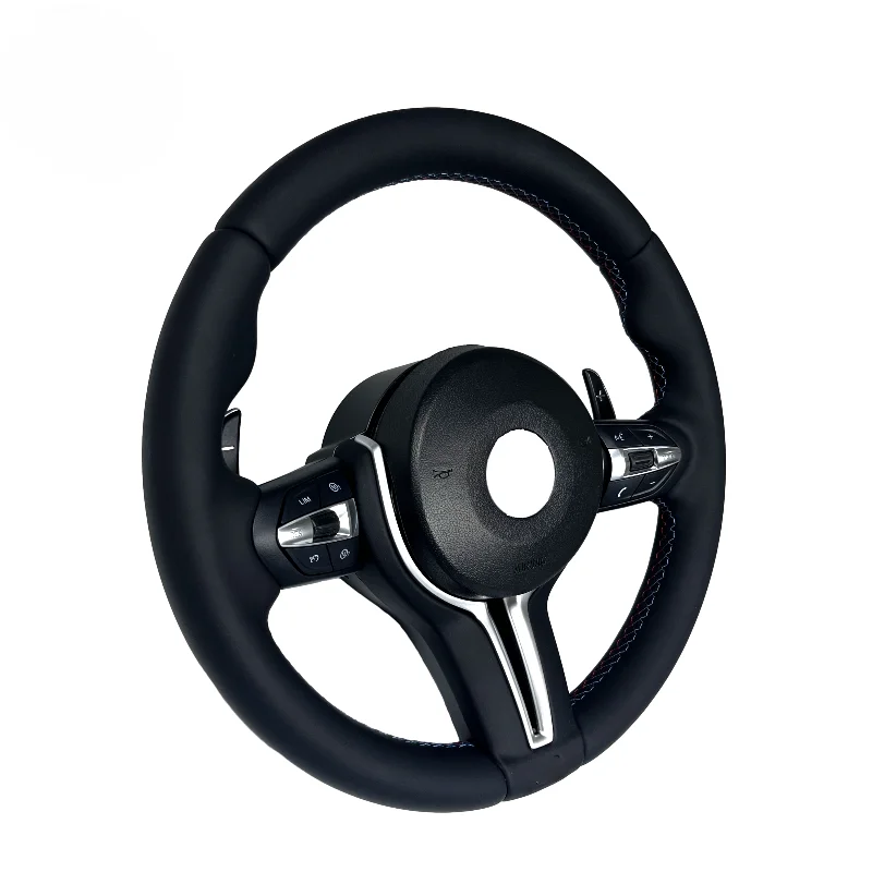 Professional Modified M Sport leather steering wheel for  5 Series 3 Series M3 M5 F10 F30 E71 E90 steering wheel