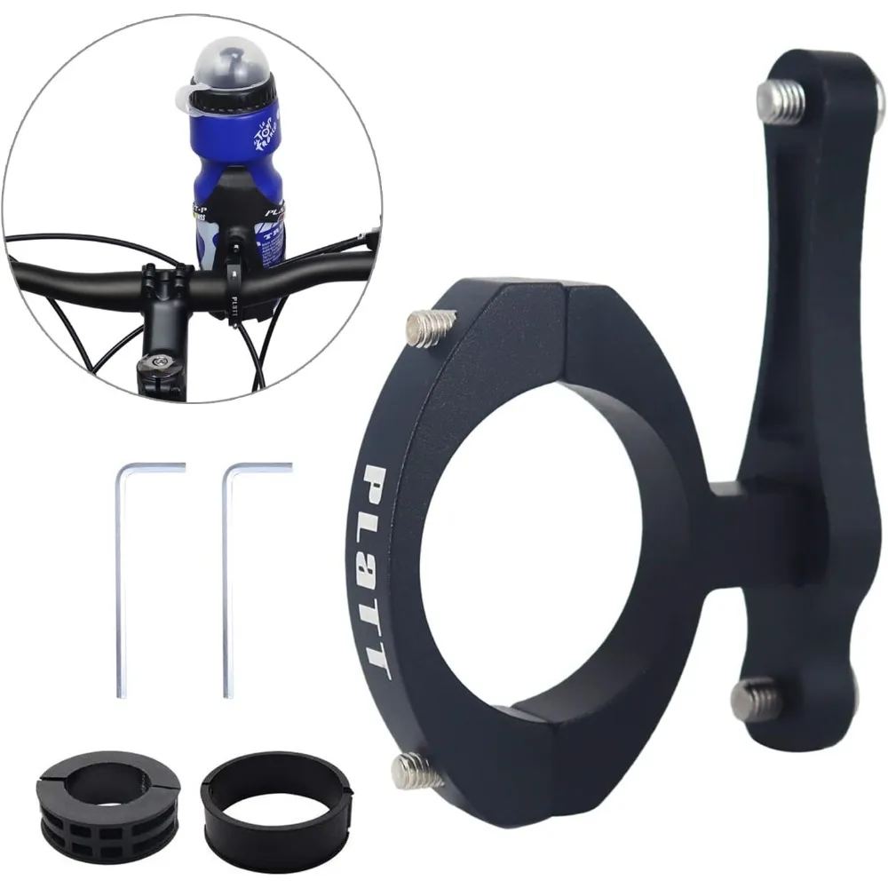Fahrrad-Flaschenhalter aus Aluminiumlegierung, Adapter, MTB-Klemmtyp, Griffhalterung – Fahrrad-Wasserflaschenhalterung für Fahrrad
