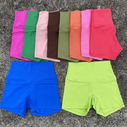 Yoga Shorts Gym Sports Shorts Women High Waist Workout Plus Size Fitness Short Leggings Running Cycling Tight Soft Sportswear