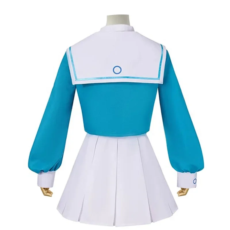 Arona-Costumes de Cosplay pour Fille, Jupe de Marin d'Archives Bleues, Uniforme SвJK, Vêtements de Sauna, Robe de Jeu en Plis pour Carnaval d'Halloween