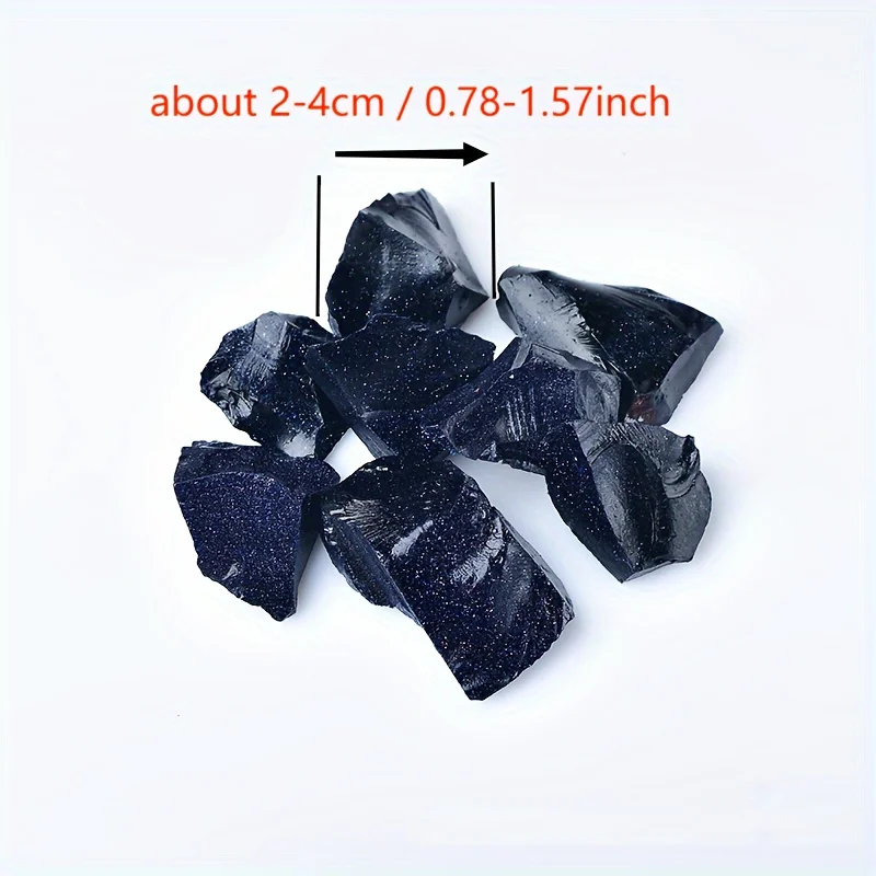 Bohemian Style Blue Sandstone Crystal Rough Stone,Suitable for Home and Office Decoration, Aquarium, Holiday Gifts