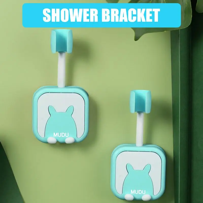 Shower Sprayer Holder Handheld Shower Holder Cartoon Design Shower Bracket Base Handheld Shower Head Holder 360 Degree