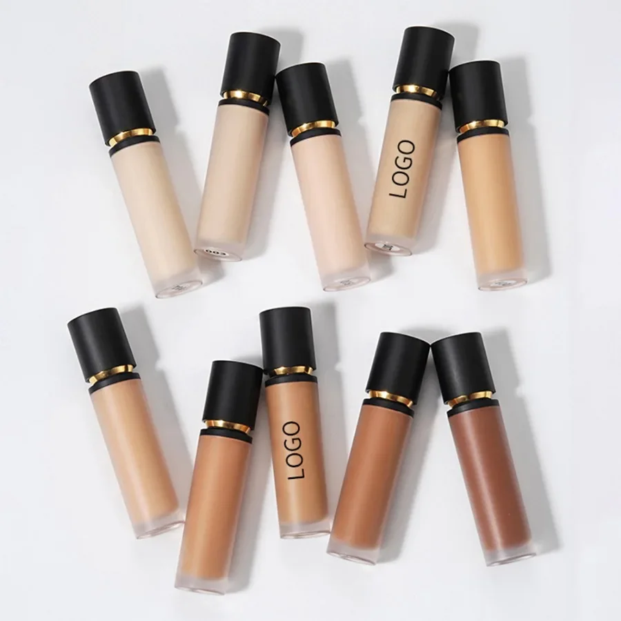 Custom 9ml High Coverage Liquid Concealer Long Lasting Moisturizing Brighten Cover Black Circles&spots Easy To Wear Makeup Bulk