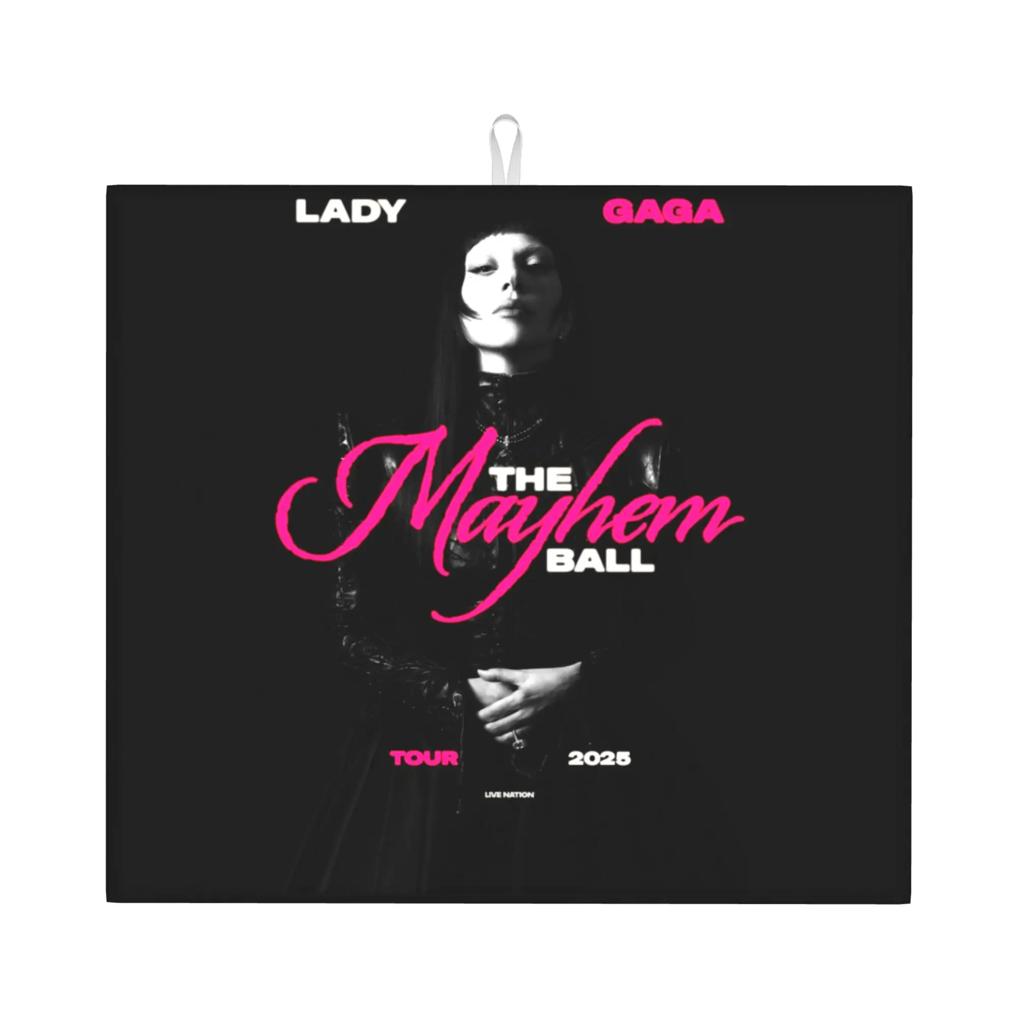 Lady Gaga Mayhem Music Non‑Slip Waterproof Absorbent Barware Tableware Oil Proof Reusable  Bathroom Drying Mat For Kitchen