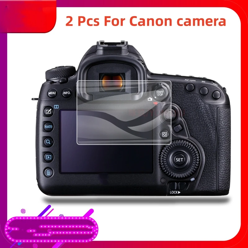 

2 шт., защитная пленка для экрана камеры Canon EOS 5dmarklv 6D2 6dmarkll 5D3 5D4 5DS 5DRS 60D 70D 77D 80D 100D