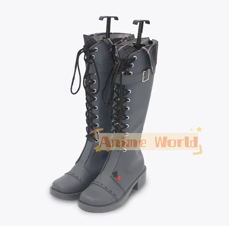 Virtual YouTuber NIJISANJI LazuLight Pomu Rainpuff August Outfit Shoes Cosplay Boots Halloween Carnival Boots Custom Made