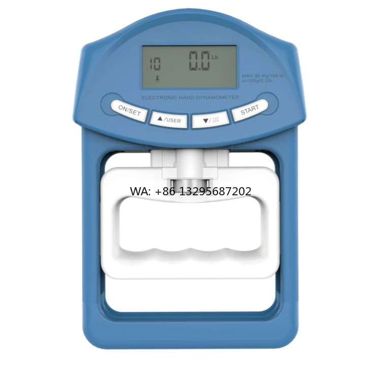 

Цифровой тренажер для рук, 198 фунтов/90 кг, динамометр, тестер силы захвата, регулируемый тренажер для силы захвата на запястье