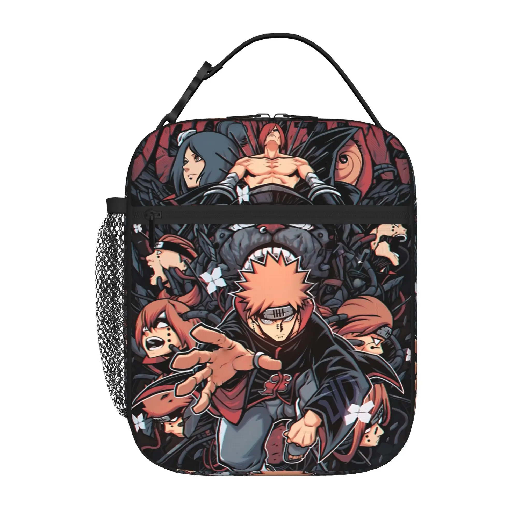 Naruto anime comic Insulated Lunch Bag Ice Pack Rice Bag  bolsa Student Bento Lunch Handbag Insulation