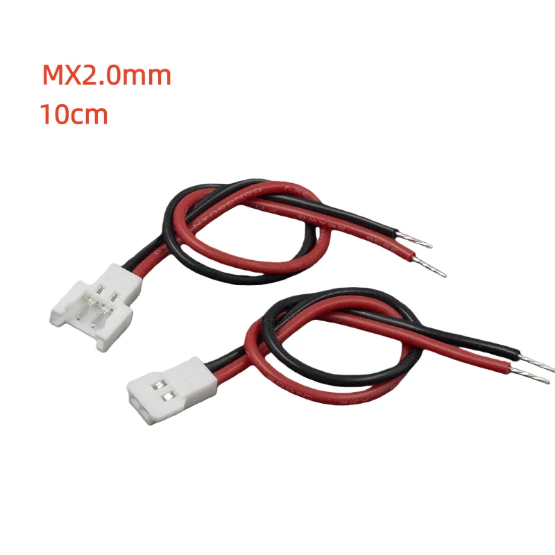5-10pcs MX2.0mm spacing 2Pin male female head pair insertion air 51005 pair wiring LED battery silicone connection wire terminal