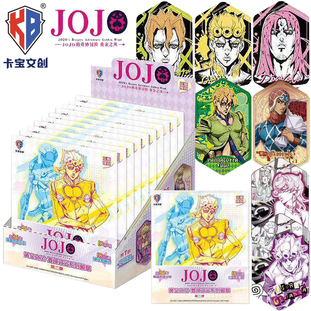 

KABAO Original JoJo's Bizarre Adventure Collection Badge Japanese Classic Superpower Theme Anime Creative Peripheral Child's Toy