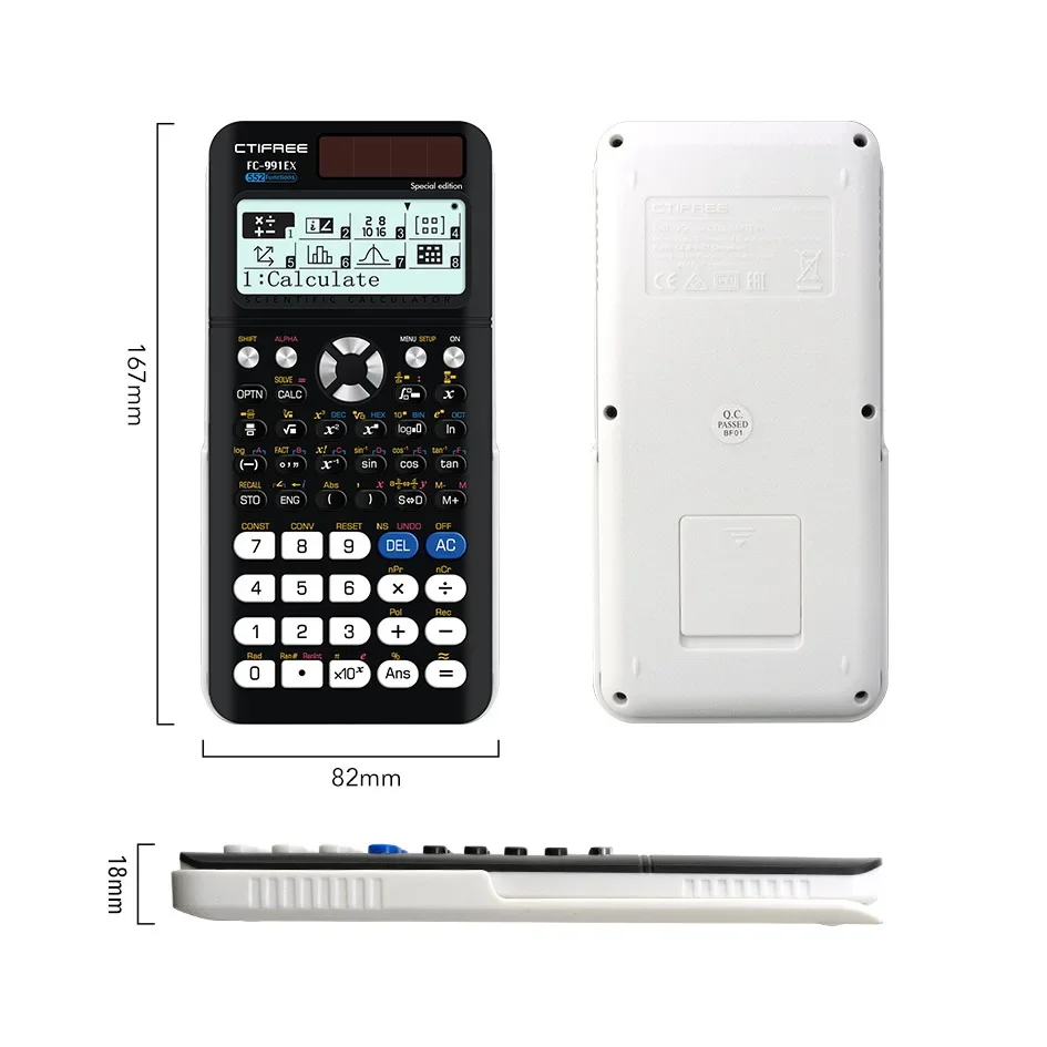 991ex552 Function Function Calculator Student Scientific Calculator Matrix Complex Number Solution Equation Print Logo