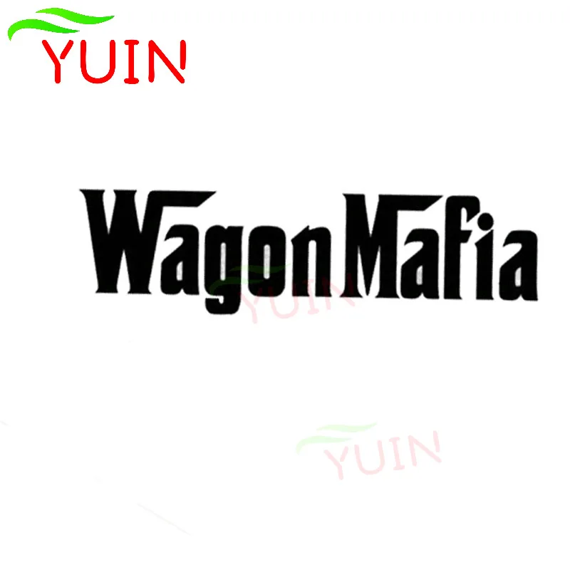 WAGON MAFIA Car Sticker Fashion Cool Hard Man Style Cars Accessory Body Decoration Decals High Quality Sunscreen Exquisite Decal