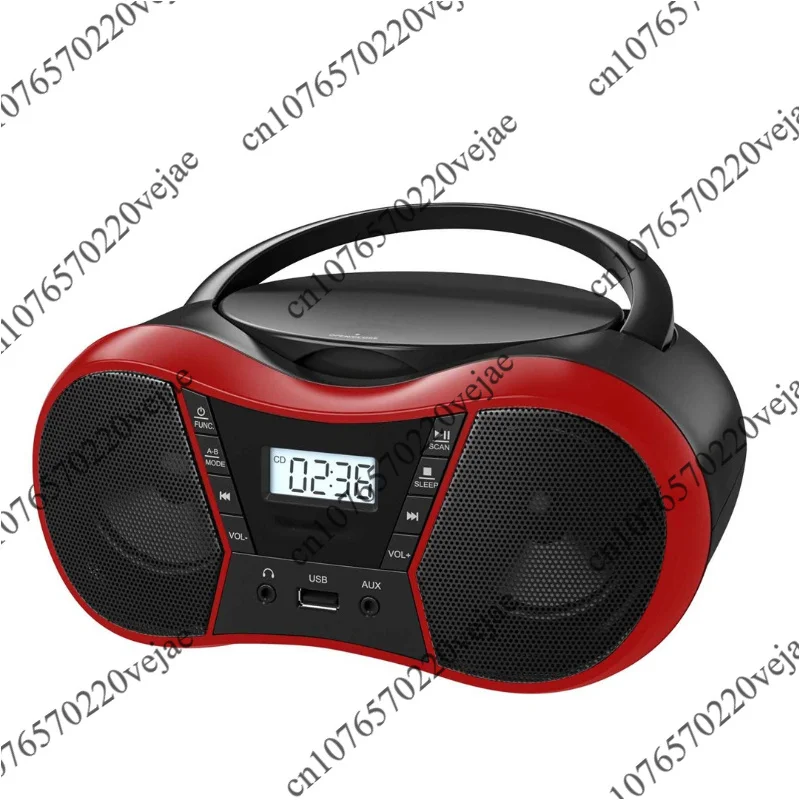 Portable CD Player Bluetooth Boombox CD Player AM/FM Radio High-fidelity Stereo Player Compatible for CD/CD-R/RW Radio for Home