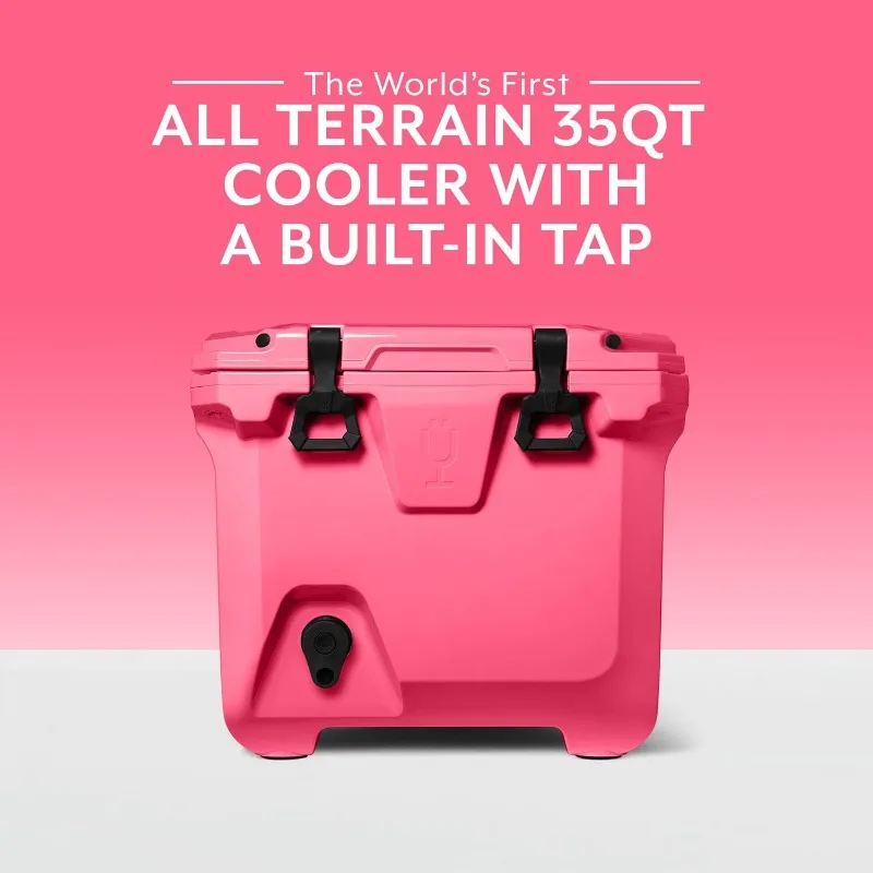 BrüMate BrüTank Wheeled Hard Cooler with Built-in Drink Dispenser Tank and Tap | Perfect for Beach, Tailgating, Drinks, Camping