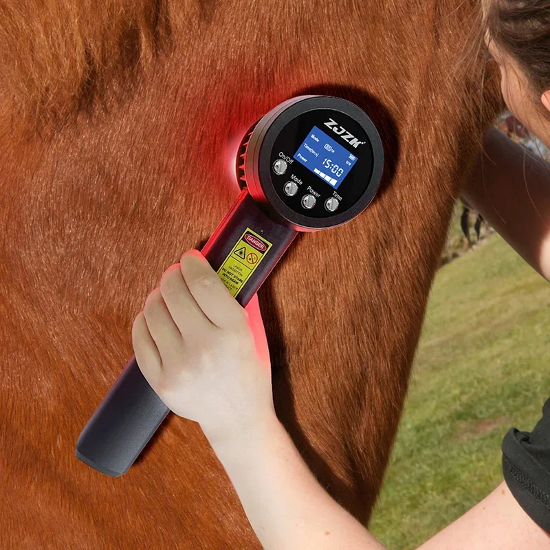 

Healing Laser Back Therapy for Dogs Horses Pain Relief Anti-edemic Tissue Repair Anti-inflammation Injury Healing 3W 808nm 650nm