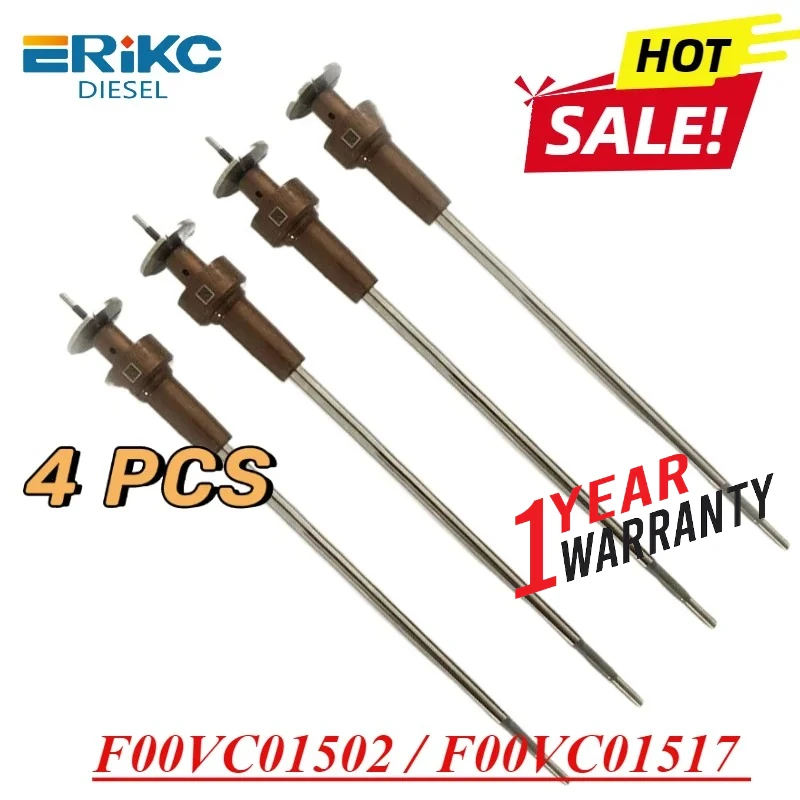 4PC F00VC01502 F00VC01517 Injector Control Valve F 00V C01 502 F 00V C01 517 Valve Assembly For 0445110368 0445110369 0445110437