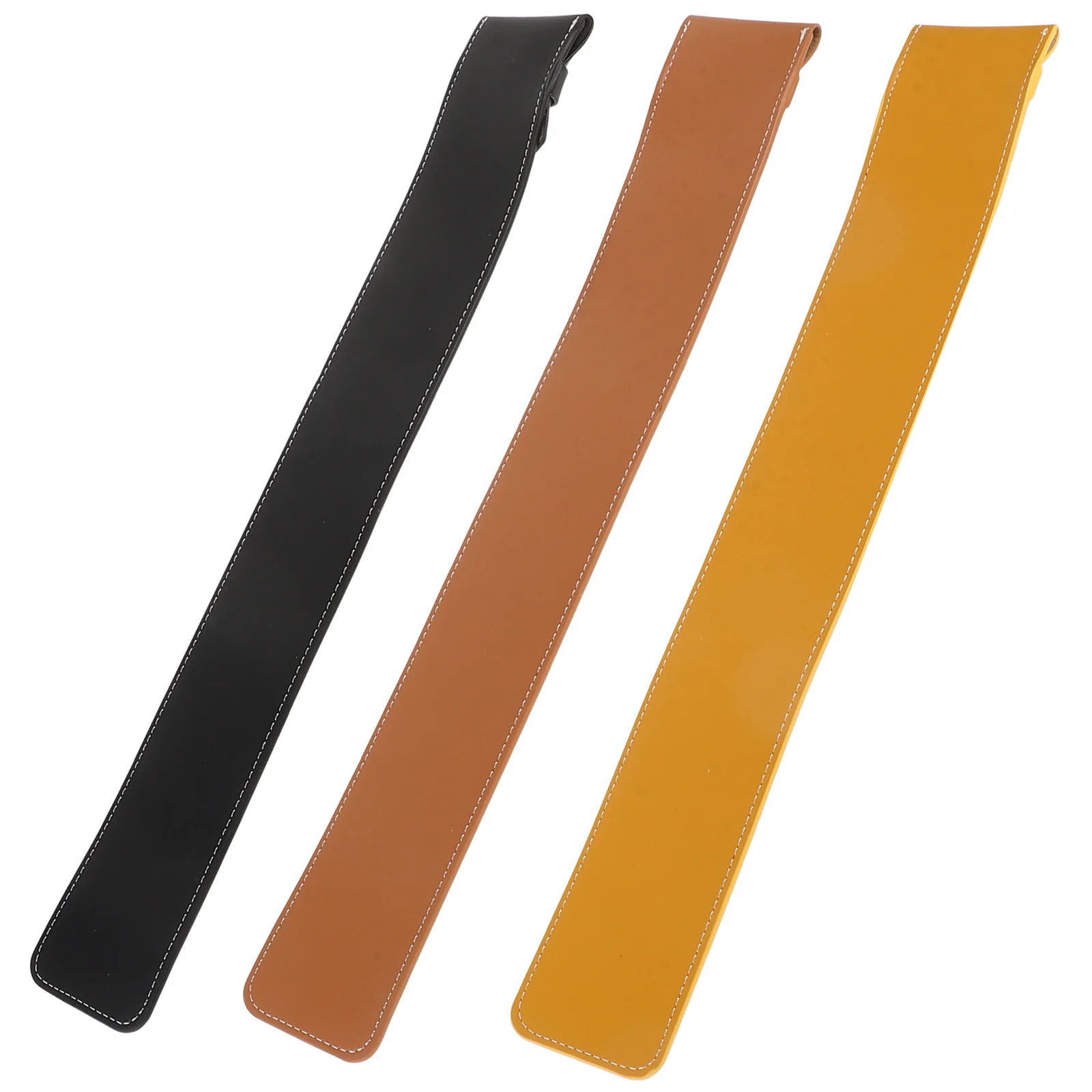 

3Pcs PU Drumstick Storage Bag Drum Stick Holder Case Dual Pouch Portable Drum Mallet Bag Yellow Brown Black PU Drumstick Case