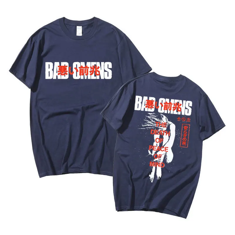 Bad Omens Band Tour 2023 American Music T-shirt A Tour of The Concrete Jungle Tour Tshirt Men Women Casual Oversized Cotton Tees