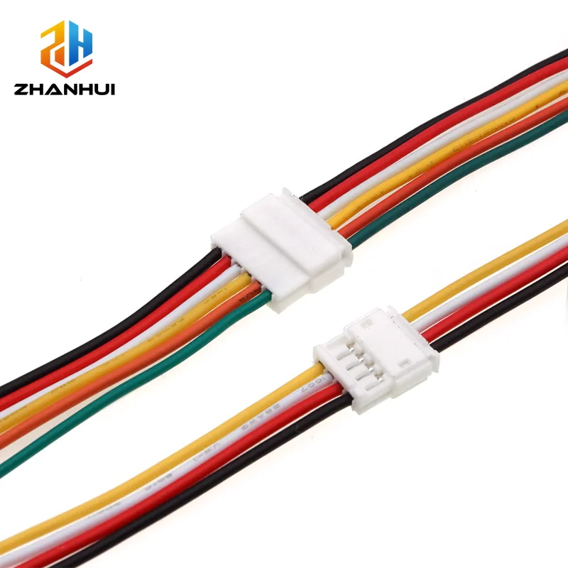 5Pairs ZH 1.5mm Mini Micro Connector 2/3/4/5/6Pin Male-Female Mating Plug with UL1571 28AWG 150MM Wire Cables