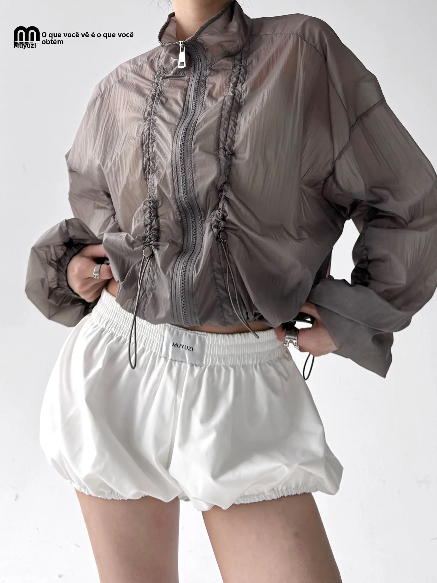 faionable-thin-zipper-stand-collar-women's-summer-sun-protection-clothing-dstring-ort-outerwear-top-breathable-polyest