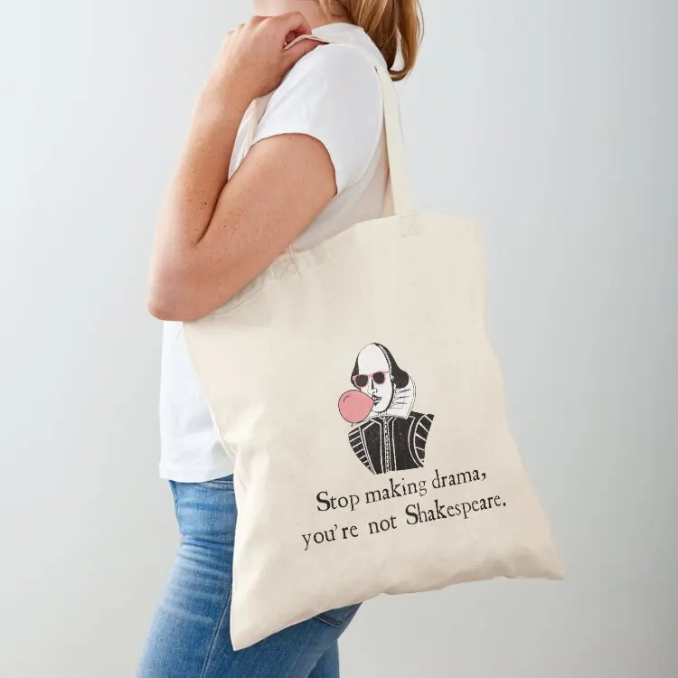 

Stop making drama Tote Bag Shopper bag for beach custom tote bag Women's shopping