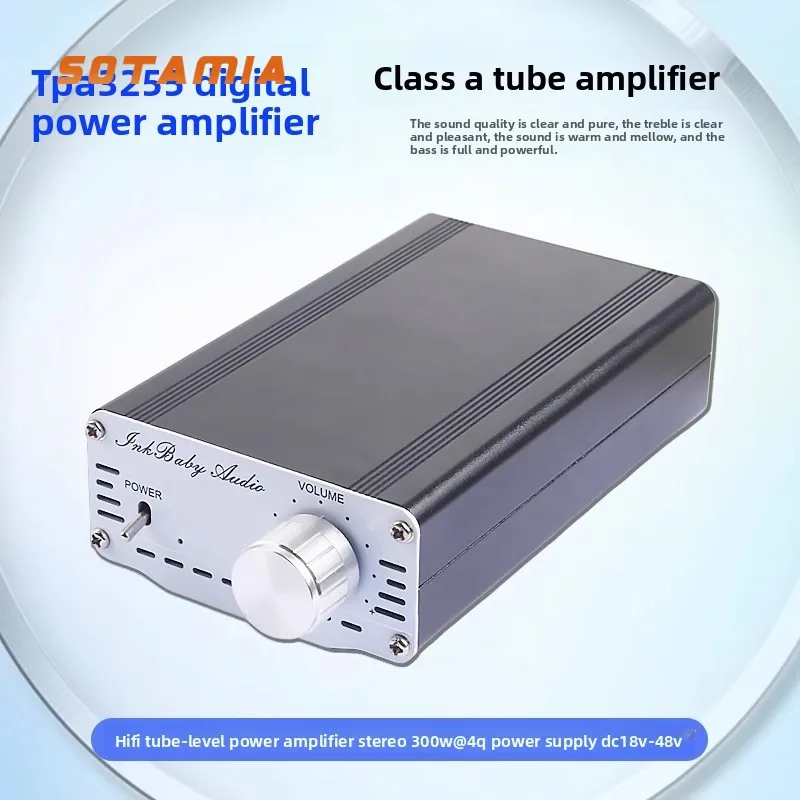 

SOTAMIA TPA3255 Цифровой усилитель мощности HiFi Модуль стереоусилителя мощности желчного класса Готовый продукт 300 Вт * 2 Супер высокая мощность