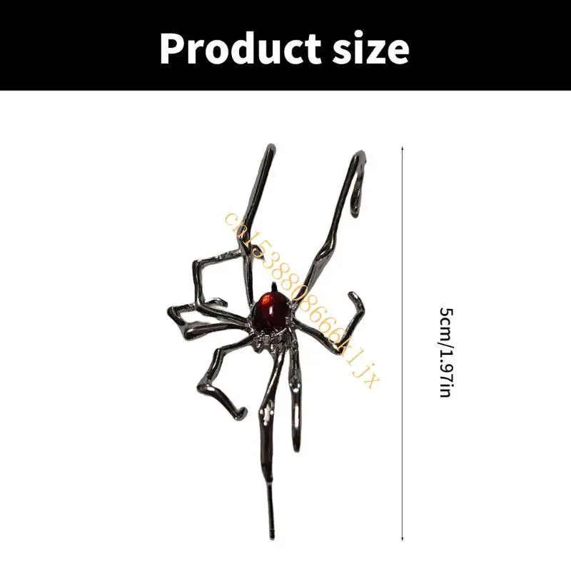 الأنيقة العنكبوت الأنيقة مجوهرات الأذن الكفة لوزارة الهالوين والهدايا 066C