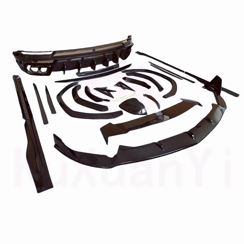 M Style Body Kit Is Used for Lambor URUS Carbon Fiber Front bar Edge Side Skirt Rear Diffuser Rear Spoiler Body Decoration