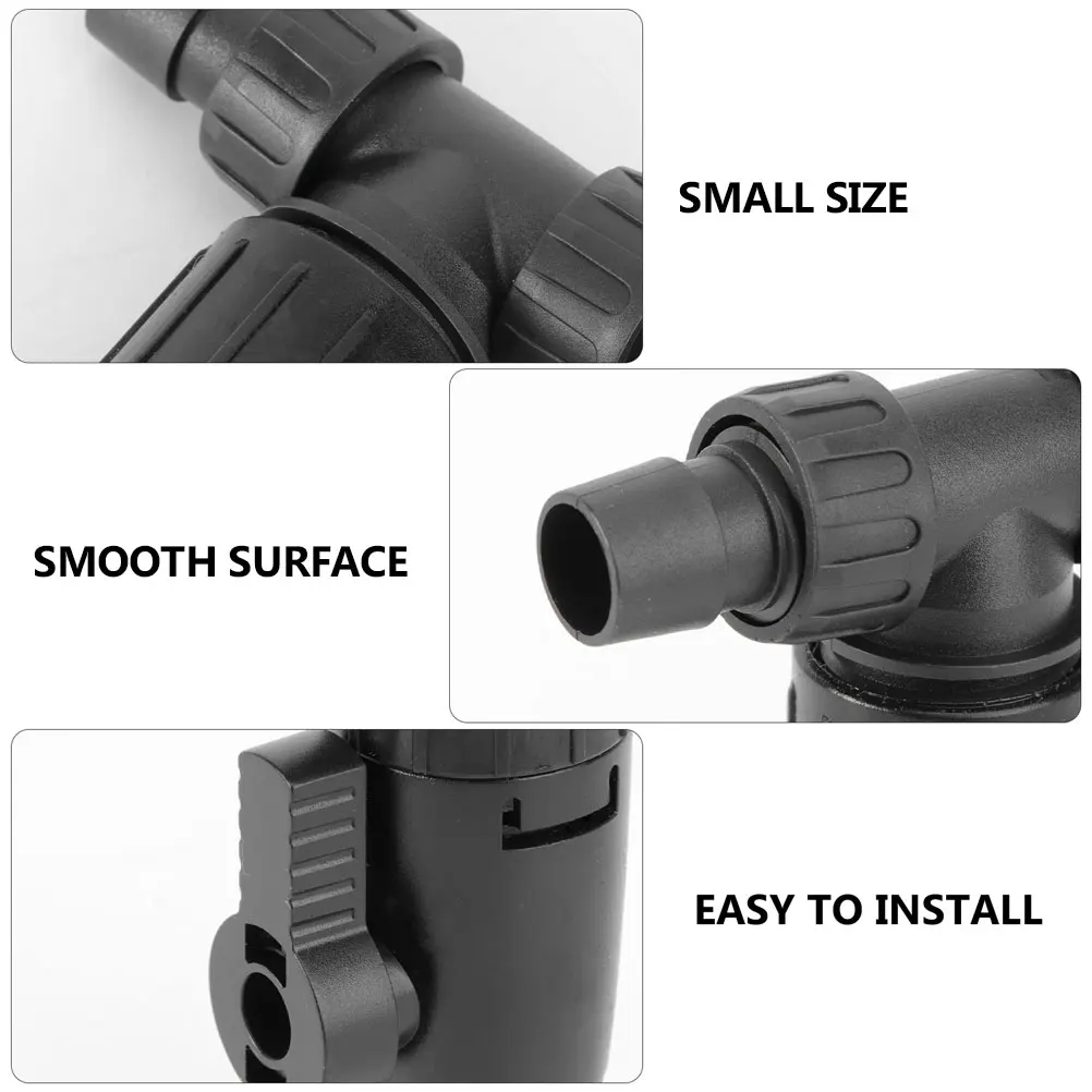 

s Fish Tank Water Changer Black Simple Aquarium Control Valve Tool Easy Install Long Lasting Durable Practical High Quality Not