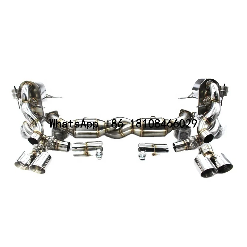 Catback Exhaust systems For PORSCHE 911 (997.1) 3.6 2004-2012 Stainless Steel Valvetronic Exhaust pipes