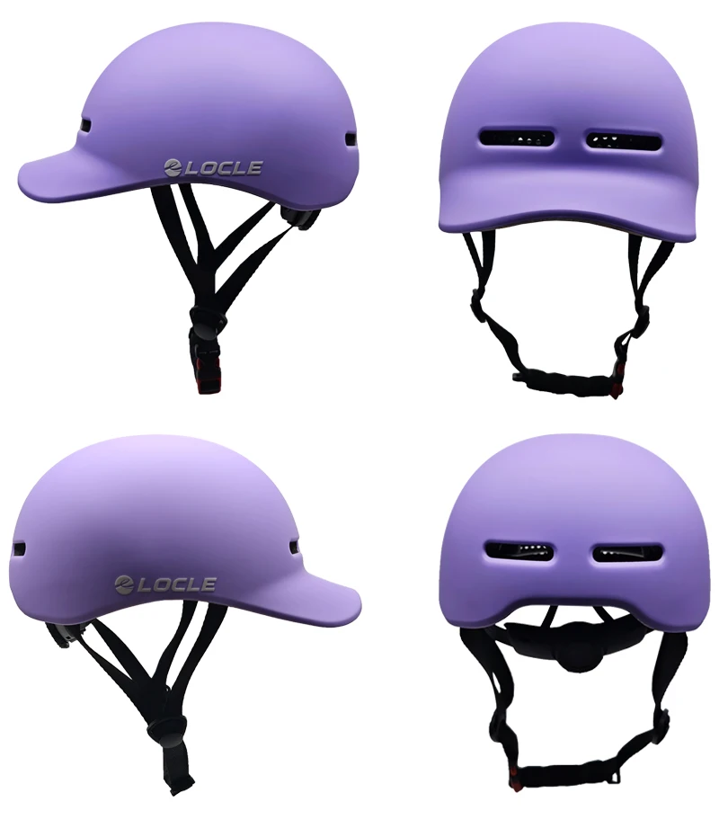 LOCLE Ultraleichter Fahrradhelm im Kappenstil mit Sonnenblende für Herren und Damen, In-Mold-Mountainbike-MTB-Fahrradhelm – Detail 15