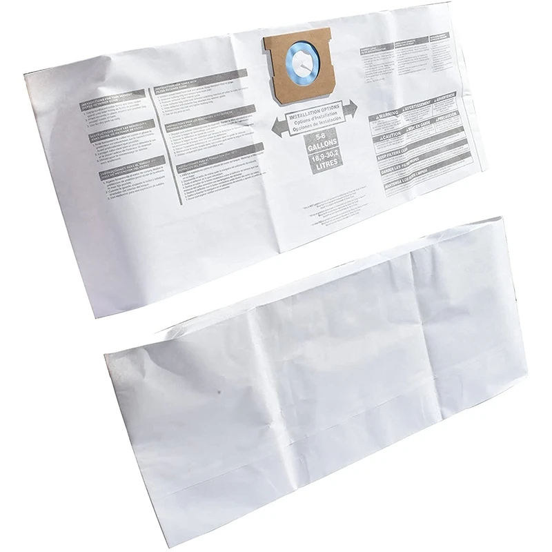 Акция! 10 шт. вакуумный фильтр-мешок для магазина Vac 5-8 галлонов типа E, одноразовые мешки для сбора пыли для сухой и влажной уборки, 9066100, 90661,906-61