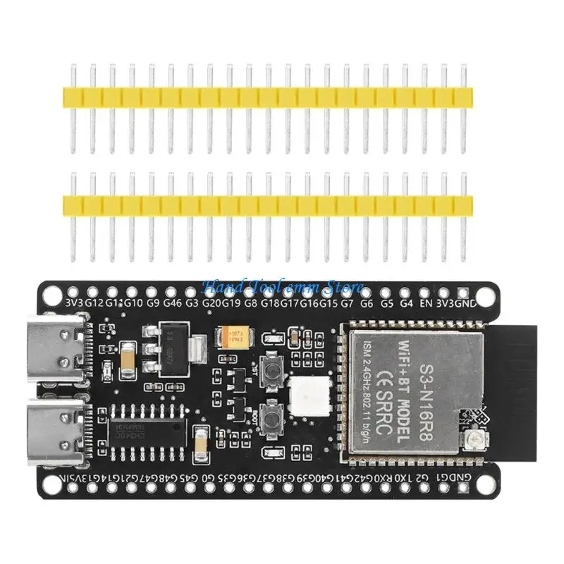 H37F 2 Cores ESP32S3 Development Board Unassembled GPIO Pad For Customs Wiring In Robotics And IoTs Applications