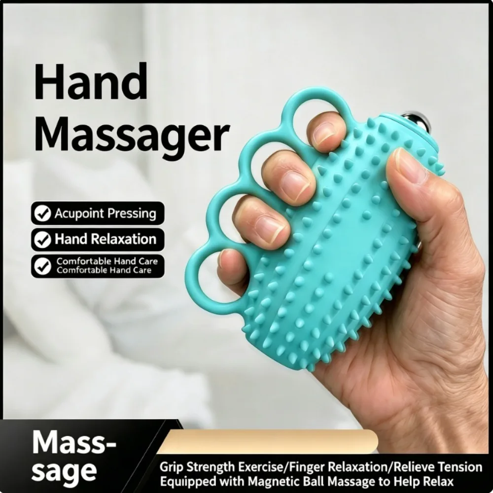 Electric Finger Grip Enhancer Rehabilitation Grip Ball Ladies Men Elderly Finger Exercise Massage Ball Fitness Equipment