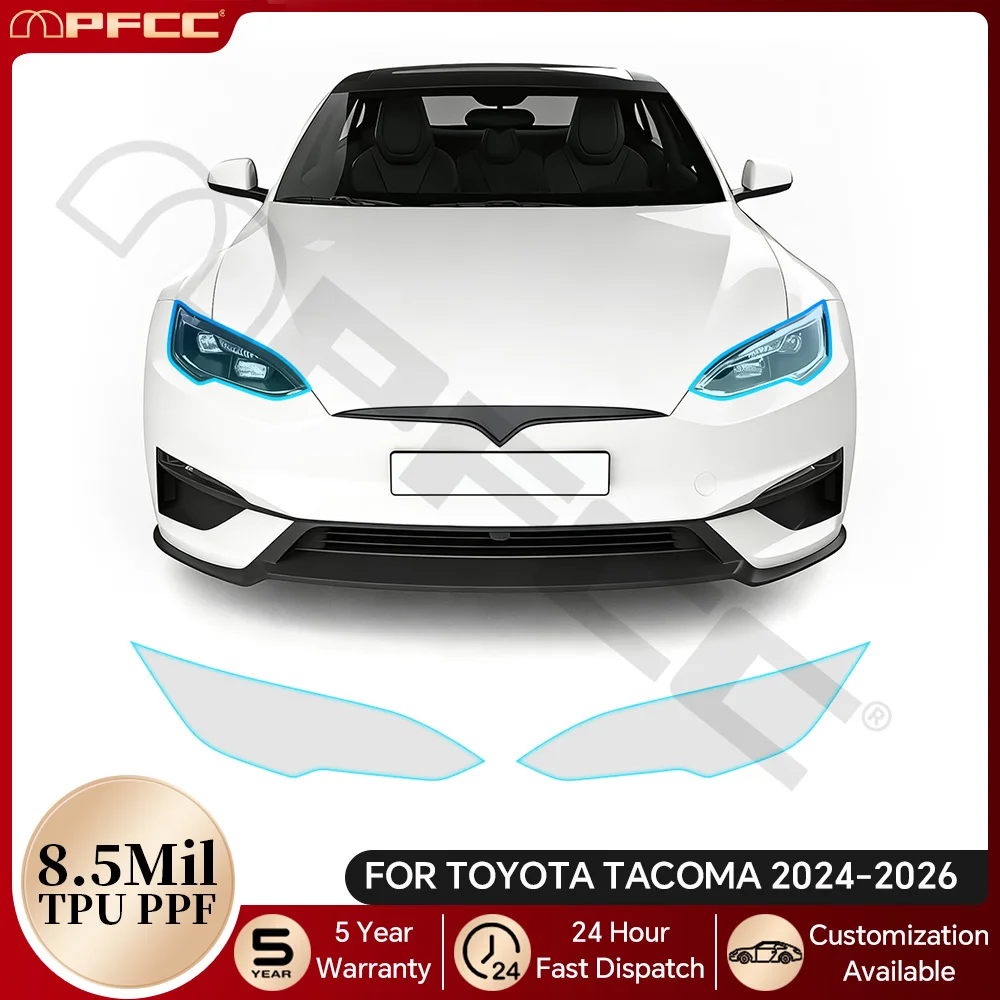 

Предварительно нарезанная защитная пленка PPF для Tesla Model S Plaid 2026-UP: для фар, зеркал заднего вида, B-стойки, из ТПУ, устойчивая к царапинам, самовосстанавливающаяся