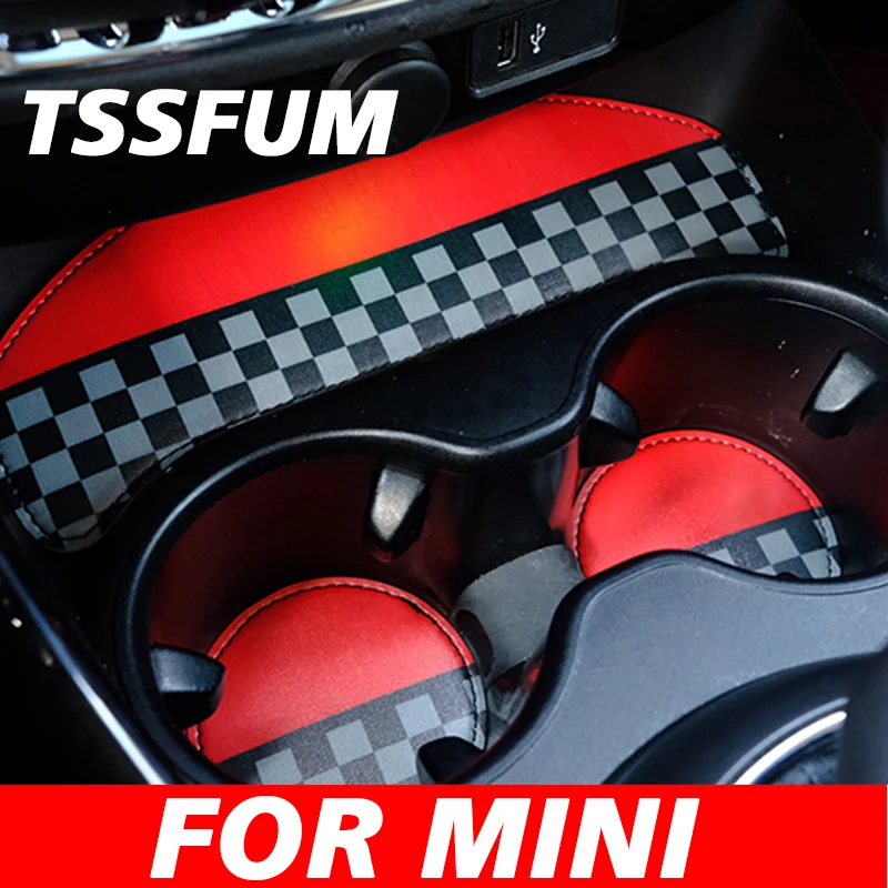 Union Jack Non-slip Mat Pad Car Cup Cushion for Mini Cooper S JCW F54 F55 F56 F57 F60 R60 Countryman Clubman Auto Accessories